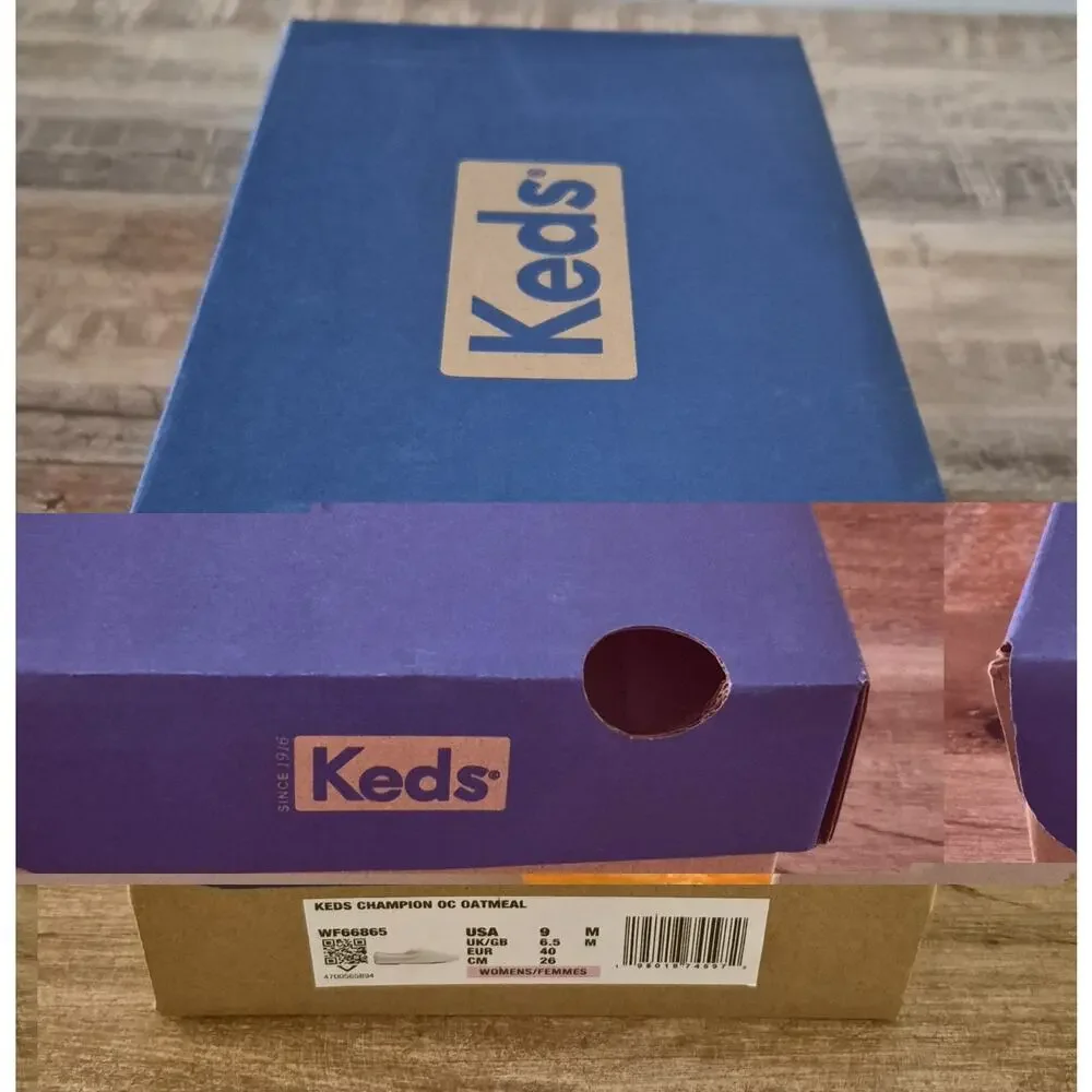 New Keds Champion OC Oatmeal Women's Size 9